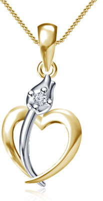 29% OFF on Kirati Heart Design Yellow Gold Cubic Zirconia Silver Pendant 29% OFF on Kirati Heart Design Yellow Gold Cubic Zirconia Silver Pendant
