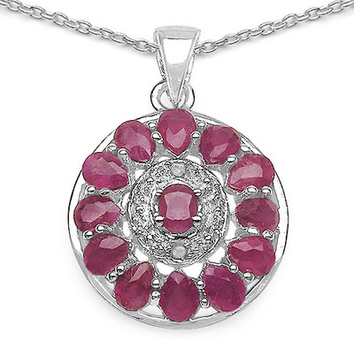 Johareez Rhodium Silver Pendant