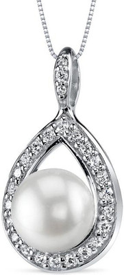 

Kiara Jewellery Bhopal Rhodium Swarovski Zirconia Sterling Silver Pendant