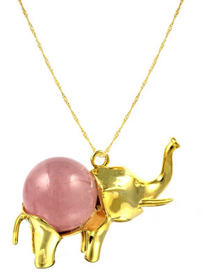 72% OFF on Exxotic Jewelz Elephant Vintage Fashion Gold-plated Quartz Brass Pendant 72% OFF on Exxotic Jewelz Elephant Vintage Fashion Gold-plated Quartz Brass Pendant