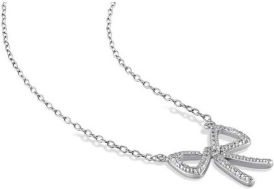 

Kiara Jewellery Prajakta Rhodium Swarovski Zirconia Sterling Silver Pendant