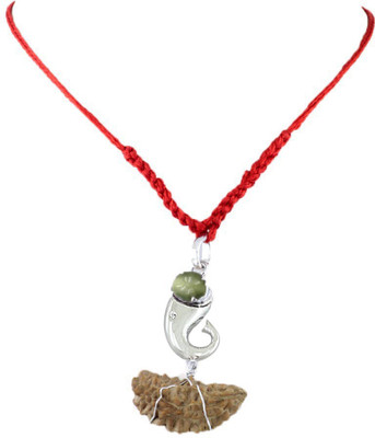 

Avataar 1 Mukhi Rudraksha Ganesh 5.25 Ratti Silver Cat's Eye Silver Pendant