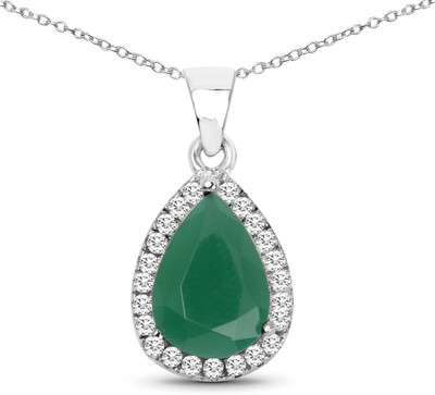 

Johareez Rhodium Cubic Zirconia Sterling Silver Pendant