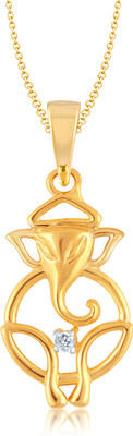 87% OFF on VK Jewels Yellow Gold Alloy Pendant