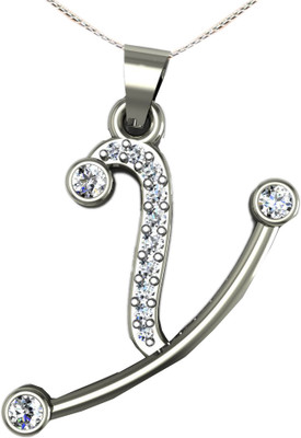 31% OFF on Suvam Jewels Rhodium Zircon Sterling Silver Pendant 31% OFF on Suvam Jewels Rhodium Zircon Sterling Silver Pendant