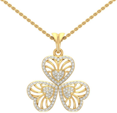 

Jewels5 Bellis 14kt Diamond Yellow Gold Pendant