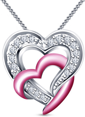 19% OFF on Kirati Heart Design Platinum Cubic Zirconia Sterling Silver Pendant 19% OFF on Kirati Heart Design Platinum Cubic Zirconia Sterling Silver Pendant
