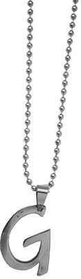 

Girlz! G Initial Letters Pendant Alloy, Metal