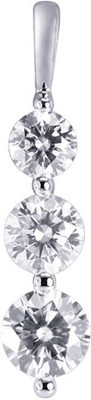 

Diamonds International Office Wear Silver Pendant