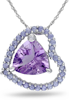 

Kiara Jewellery Rhodium Swarovski Zirconia Silver Pendant