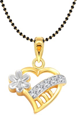 VIGHNAHARTA Gold-plated Cubic Zirconia Alloy Pendant