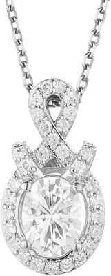

Kiara Jewellery Nagpur Rhodium Swarovski Zirconia Sterling Silver Pendant