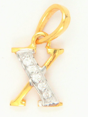 

Bhurmal Aidanmal Jewellers Sign Star 18kt Cubic Zirconia Yellow Gold Pendant