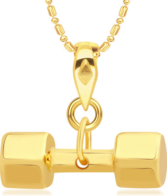 VShine Fitness dumbbells 24K Yellow Gold Alloy Pendant available at flipkart for Rs.210