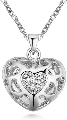 

Silver Shoppee Valentine Special Rhodium Alloy Pendant