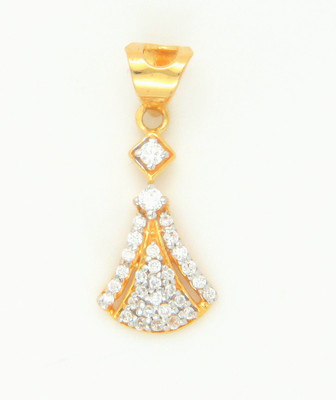 

Bhurmal Aidanmal Jewellers Love Forever 18kt Cubic Zirconia Yellow Gold Pendant
