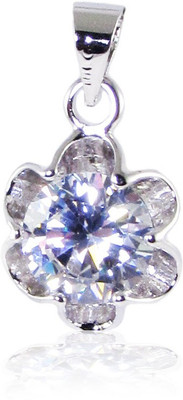 

Dolls N Queens Platinum Cubic Zirconia Copper Pendant