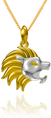 55% OFF on Exxotic Jewelz Rhodium, Gold-plated Silver Pendant