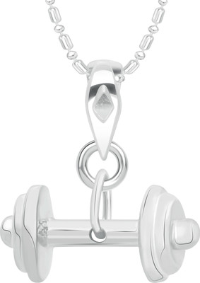 VShine dumbbells (Barbells) Rhodium Alloy Pendant available at flipkart for Rs.210