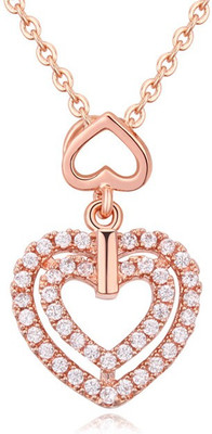 

Aaishwarya Love Me Crystal Alloy Pendant