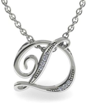 

Kiara Jewellery Sneha Rhodium Swarovski Zirconia Sterling Silver Pendant