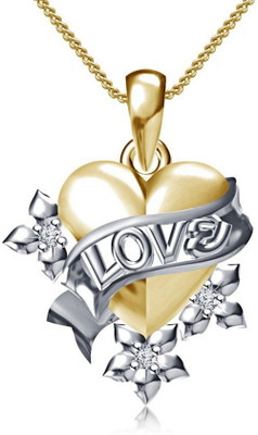 

Vorra Fashion Heart Love Platinum Cubic Zirconia Sterling Silver Pendant