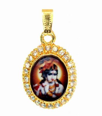

Rich & Famous Elegant Gold Bal Gopal Cubic Zirconia Alloy Pendant