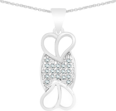 

Johareez Rhodium Cubic Zirconia Sterling Silver Pendant