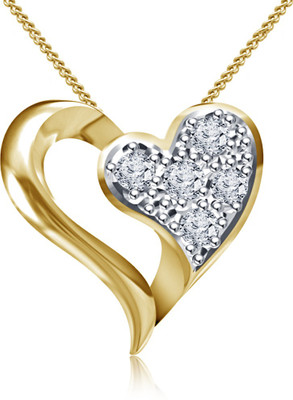 33% OFF on Kirati Heart Design Gold-plated Cubic Zirconia Silver Pendant 33% OFF on Kirati Heart Design Gold-plated Cubic Zirconia Silver Pendant