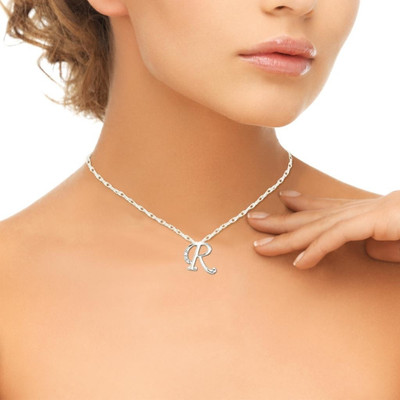 

Kiara Jewellery Rhodium Cubic Zirconia Sterling Silver Pendant