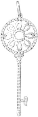 

Diamonds International Diamond Sterling Silver Pendant