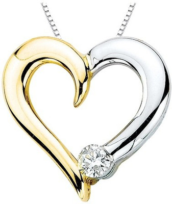 

Kataria Jewellers American Diamonds Valentine's Day Heart 92.5 BIS Hallmarked Silver Pendant
