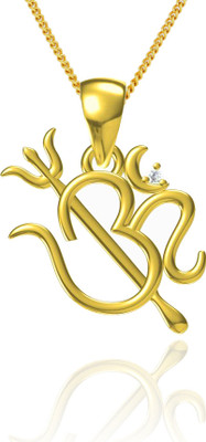 52% OFF on Exxotic Jewelz Om Religious Gold-plated Cubic Zirconia Silver Pendant 52% OFF on Exxotic Jewelz Om Religious Gold-plated Cubic Zirconia Silver Pendant
