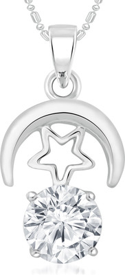 

VK Jewels Rhodium Cubic Zirconia Alloy Pendant