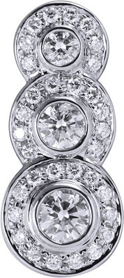 

Diamonds International Full Of Diamonds Silver Pendant