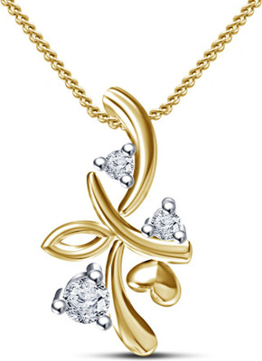 

Vorra Fashion Unique Fancy Design Gold-plated Cubic Zirconia Sterling Silver Pendant
