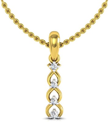 

Avsar Runali Swarovski Crystal Yellow Gold Pendant