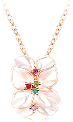 University Trendz Univ_012 Gold-plated Crystal Alloy Pendant