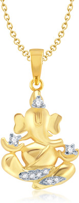75% OFF on VK Jewels Ganpati Gold Plated for Women & Girls Cubic Zirconia Alloy Pendant 75% OFF on VK Jewels Ganpati Gold Plated for Women & Girls Cubic Zirconia Alloy Pendant