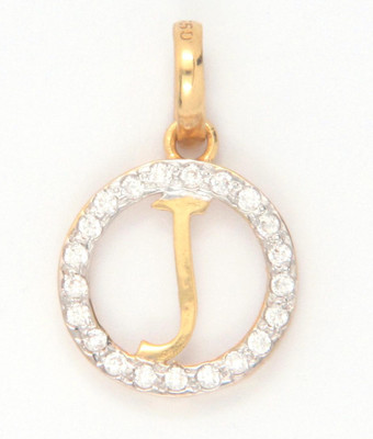 

Bhurmal Aidanmal Jewellers Round Star 18kt Cubic Zirconia Yellow Gold Pendant