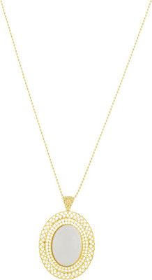 

Aaishwarya White Long Pendant Neckpiece Alloy Pendant