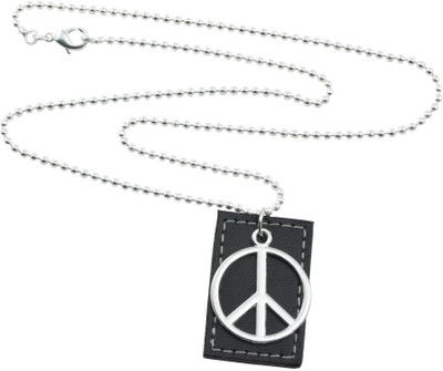 50% OFF on Alpha Man Silver Leather, Brass Pendant