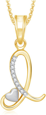 

Amaal 'L' Alphabet PendantFor Women And Men Alloy Pendant