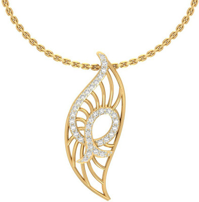 

Jewels5 Kayley 14kt Diamond Yellow Gold Pendant