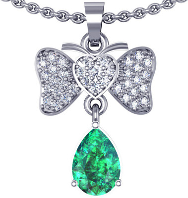 73% OFF on Suvarnadeep Rose Rhodium Zircon Sterling Silver Pendant 73% OFF on Suvarnadeep Rose Rhodium Zircon Sterling Silver Pendant