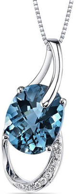 

Kiara Jewellery Sachi Rhodium Swarovski Zirconia Sterling Silver Pendant