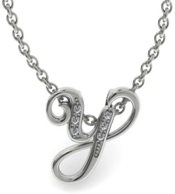 

Kiara Jewellery Kolkatta Rhodium Swarovski Zirconia Sterling Silver Pendant