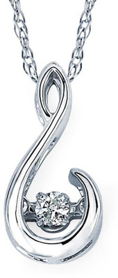 

Kiara Jewellery Aprna Rhodium Swarovski Zirconia Sterling Silver Pendant