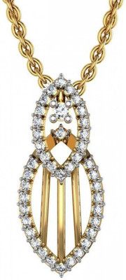 

Avsar 14kt Swarovski Crystal Yellow Gold Pendant