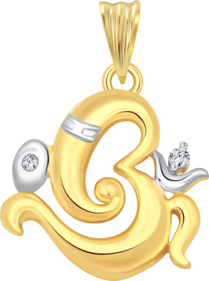 

Vighnaharta Manomaya Gold-plated Cubic Zirconia Alloy Pendant
